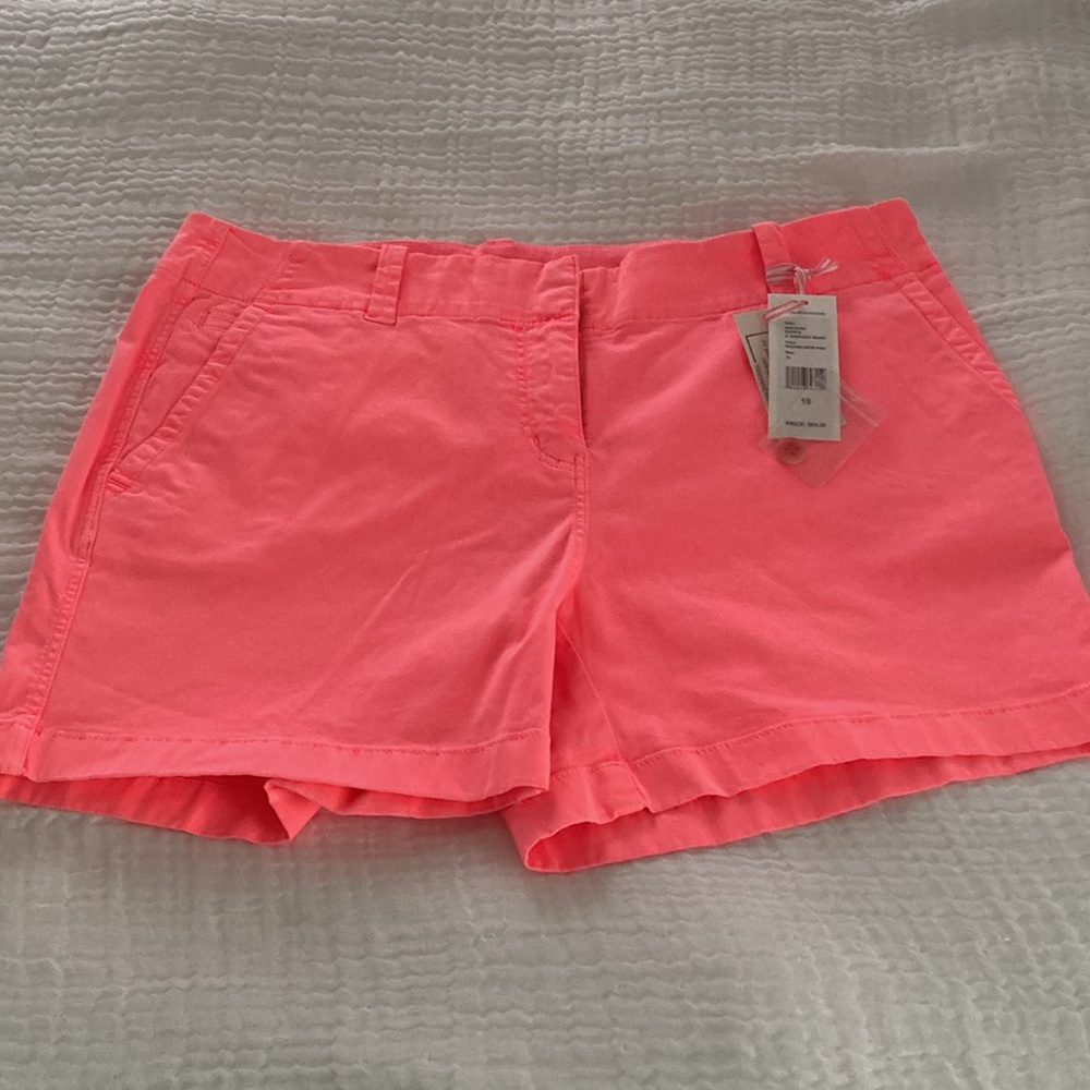 Vineyard Vines Neon Pink Bermuda Shorts Chino Style